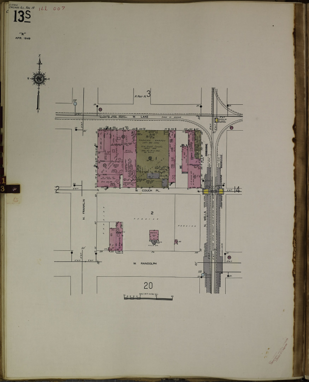 Offenes Buch mit detaillierter Stadtkarte-Illustration und textgefüllten Seiten, das städtische Planungsdokumente zeigt.