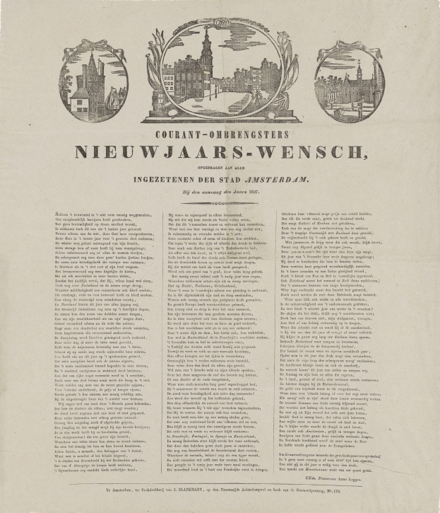 Alte Zeitung mit historischem Stadtbild, Text und Fotos.